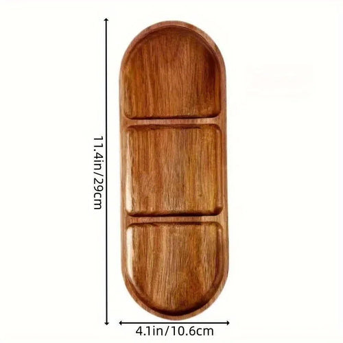Japanese solid wood fruit plate factory wholesale wooden tray