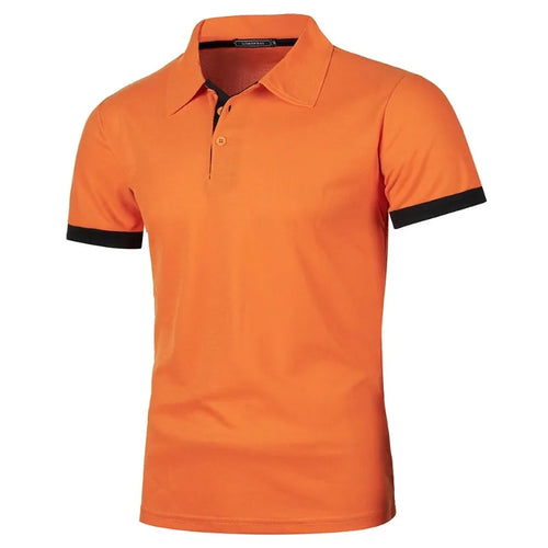 New Mens Short Sleeve Polo Shirt Solid Color Streetwear Lightweight