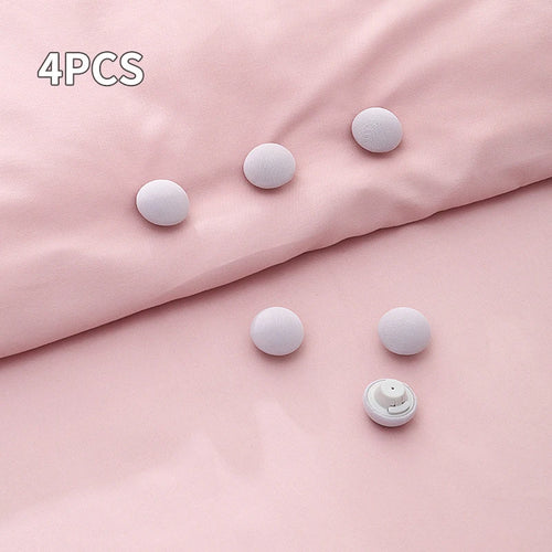 4PCS Quilt Retainer Mushroom Quilt Retainer New Safe Needle-Free Bed