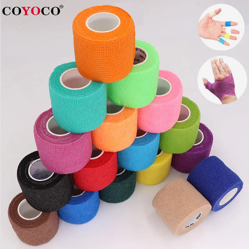 COYOCO Colorful Self Adhesive Elastic Bandage 4.8m Sports Wrap Tape