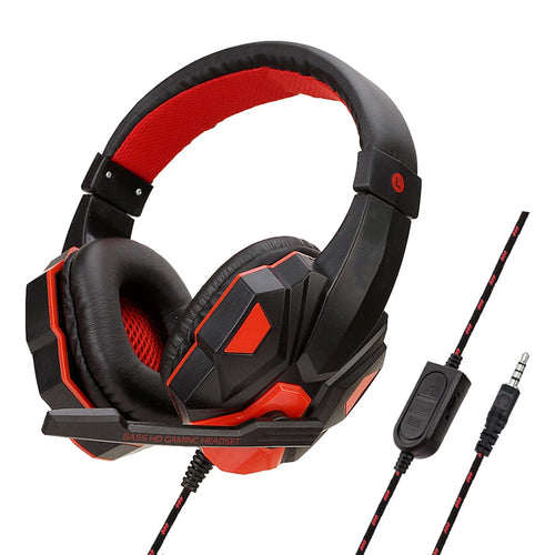 Subwoofer Gaming Headphone with Mic Over-Ear Headphones Bluetooth 5.3