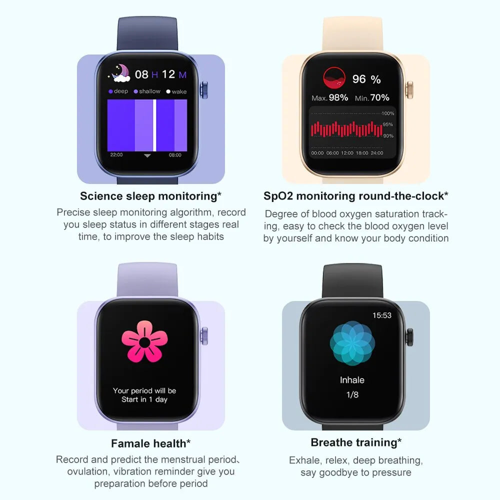 COLMI P71 Voice Calling Smartwatch Men Health Monitoring IP68