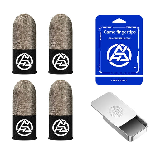 2 Pair Finger Cots Gaming Fingertips Cover Breathable Sweatproof