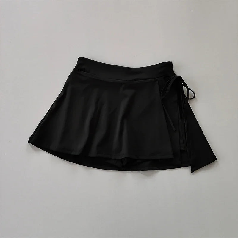 Sports Yoga Skirt Badminton Tennis Skirt Pants Half-body Quick Drying