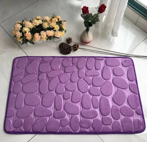 Mat Non Slip Carpets Cobblestone Embossed Bathroom Bath In Wash Basin