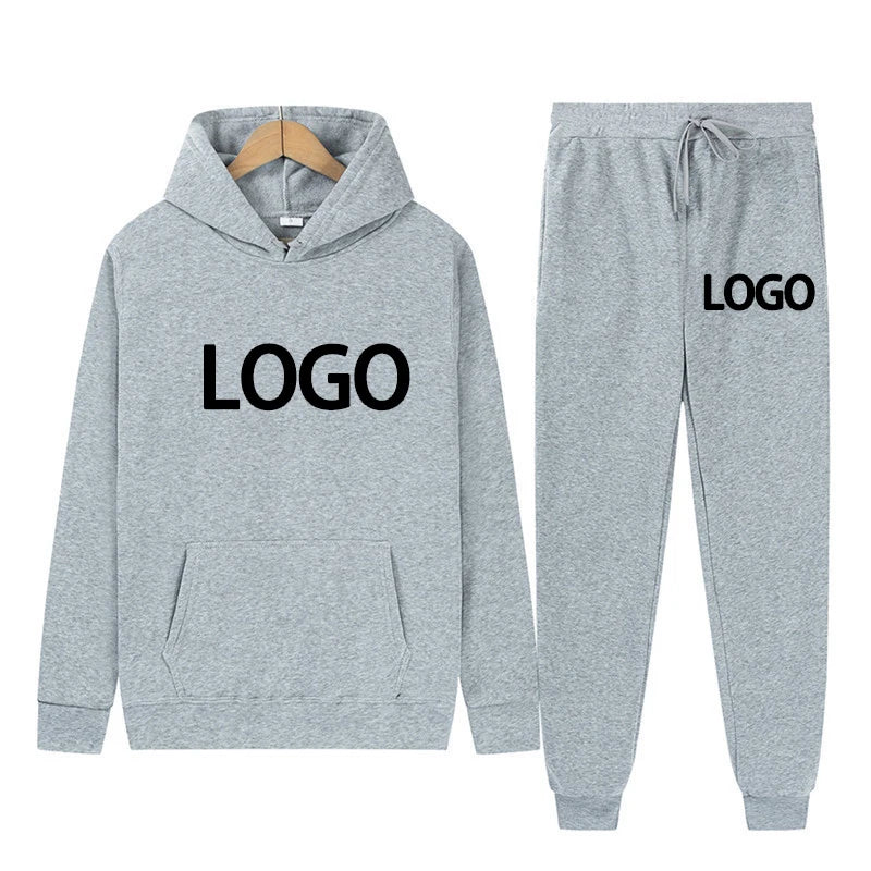 Customized Printed Men Women Tracksuit Hooded Sweatshirts and Jogger