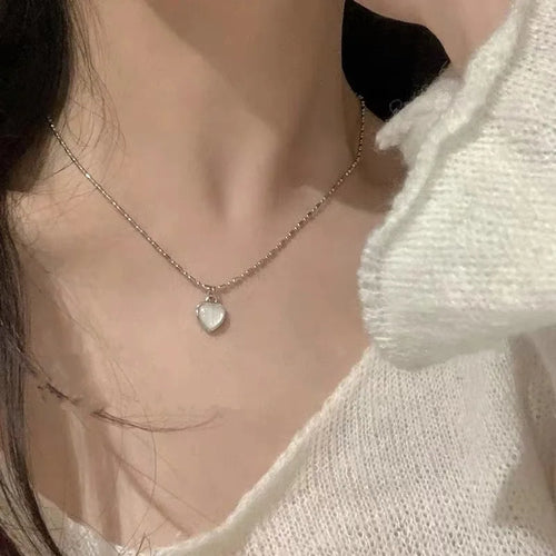 Punk Butterfly Pendant Necklace Women Y2K Crystal Light Luxury Egirl