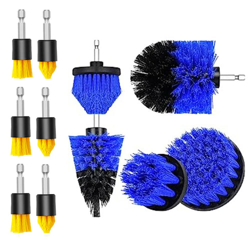 Electric Drill-Brush Head Kit Attachment Power Scrubber Brush For