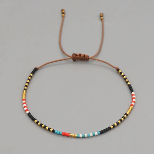 Go2Boho Miyuki Beaded Bracelets Simple Thin Bracelet Bohemian Pulsera