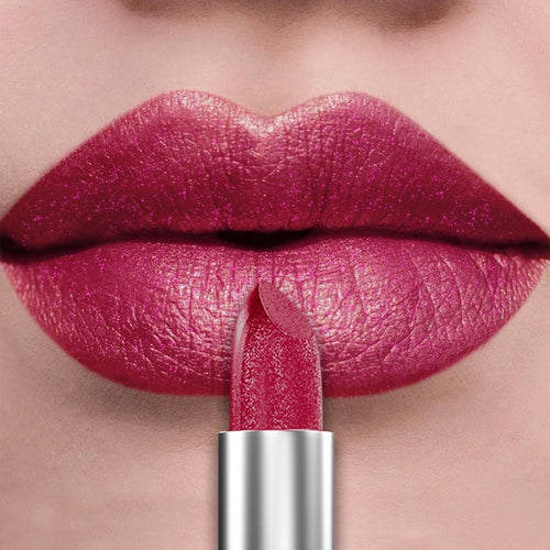 21Colors Bold & Intense Glitter Shiny Metallic Lipstick Pearlescent