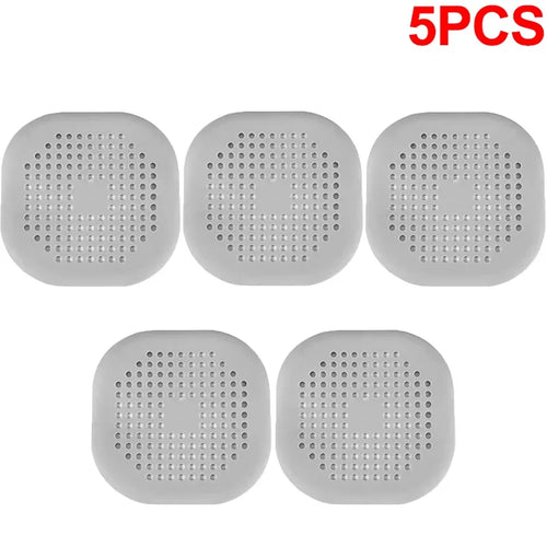 5/1PCS Hair Catcher Filter Sink Anti-blocking Strainer Bathtub Shower