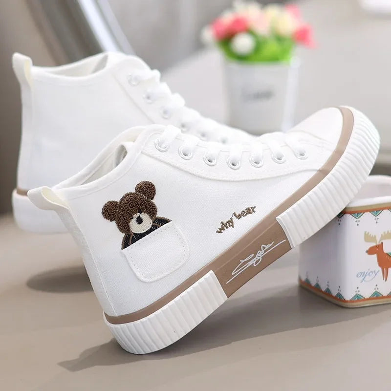 Cute Canvas Shoes Women Breathable Sneakers Brand Sport Shoes for