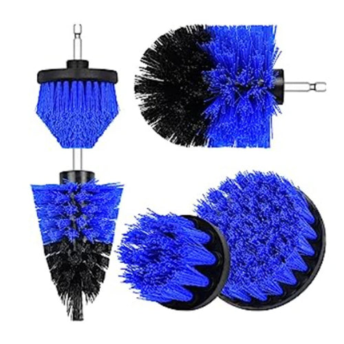 Electric Drill-Brush Head Kit Attachment Power Scrubber Brush For