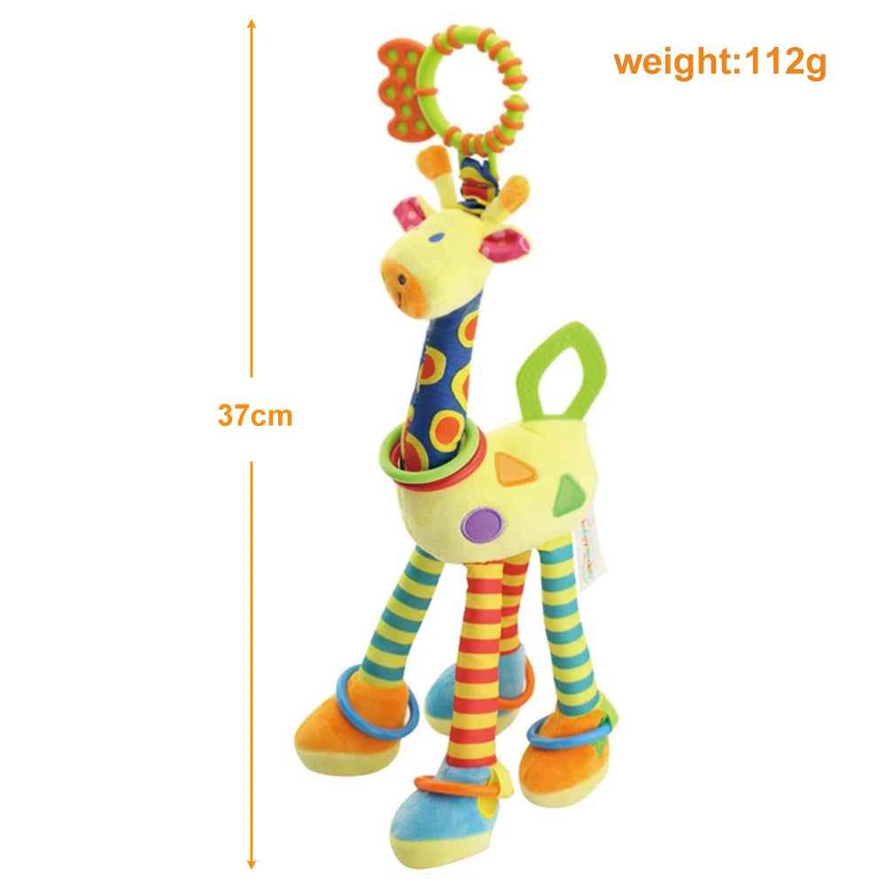 Car bed hanging giraffe, safety seat car hanging deer, baby soothing