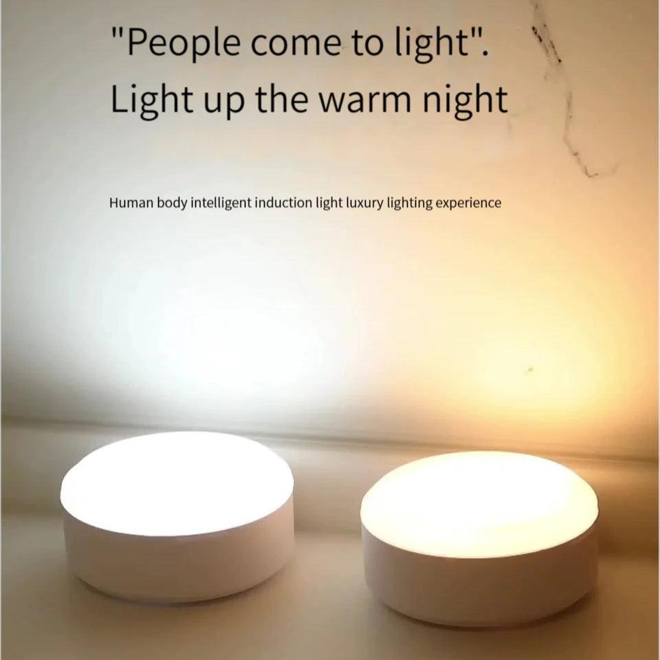 Rechargeable Wireless Intelligent Body Sensor Light Warm Light White