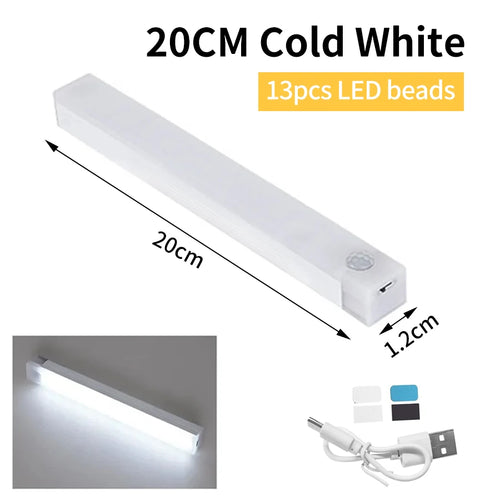 Smart Motion Sensor Night Light Wireless Rechargeable Led Night Lights