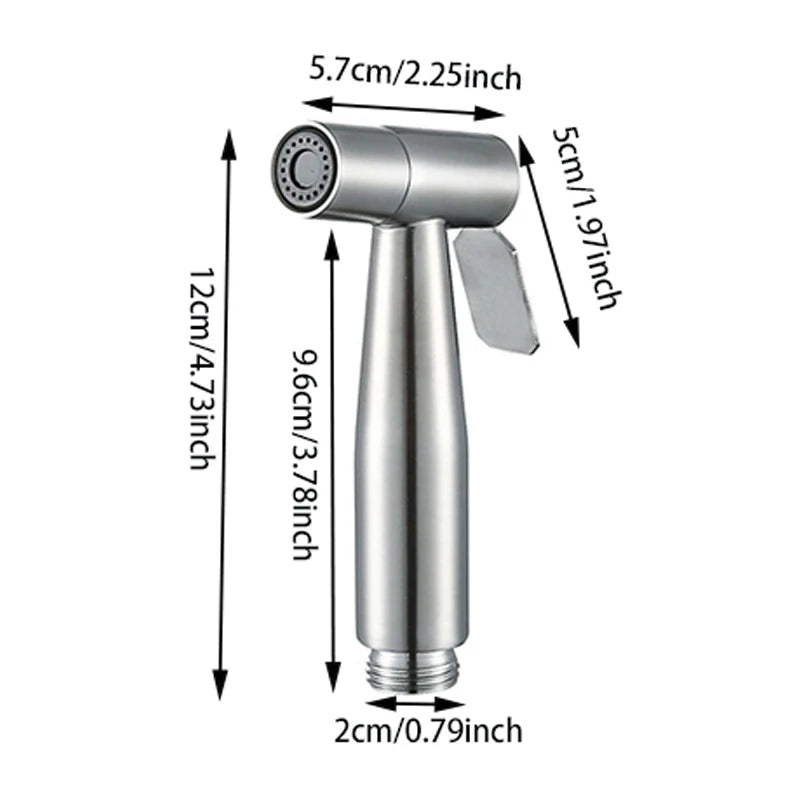 Baokemo Stainless Steel Portable Bathroom Outdoor Cleaning Booster