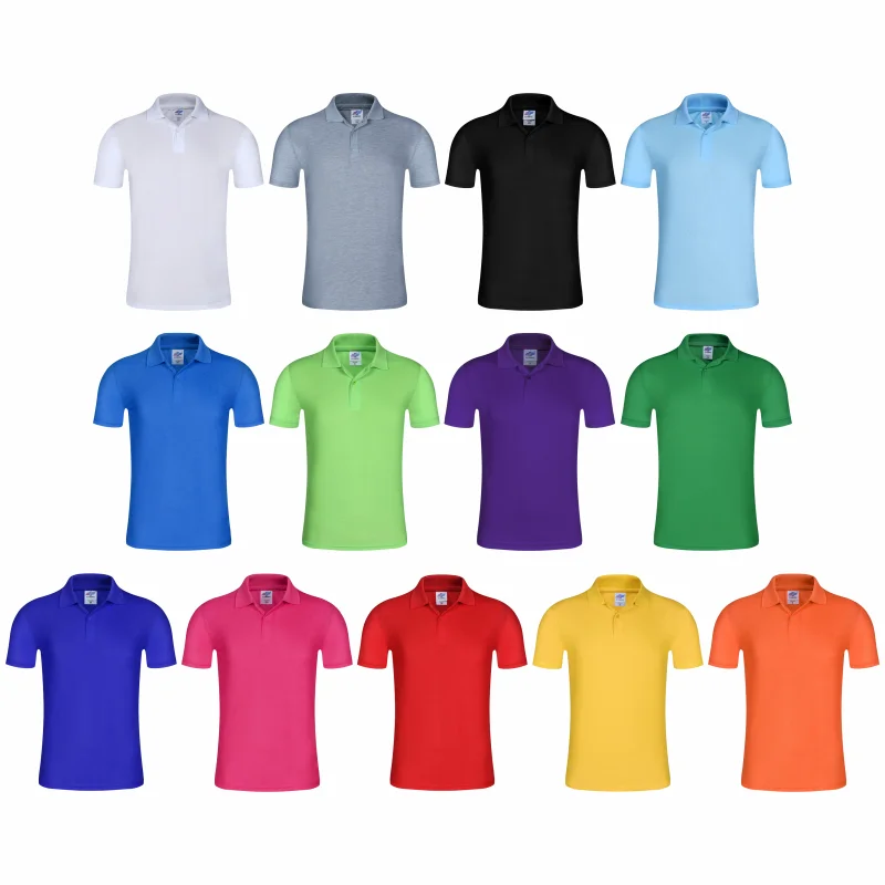 Men's Summer Solid Color Lapel Short-sleeved Casual Daily Outdoor Polo