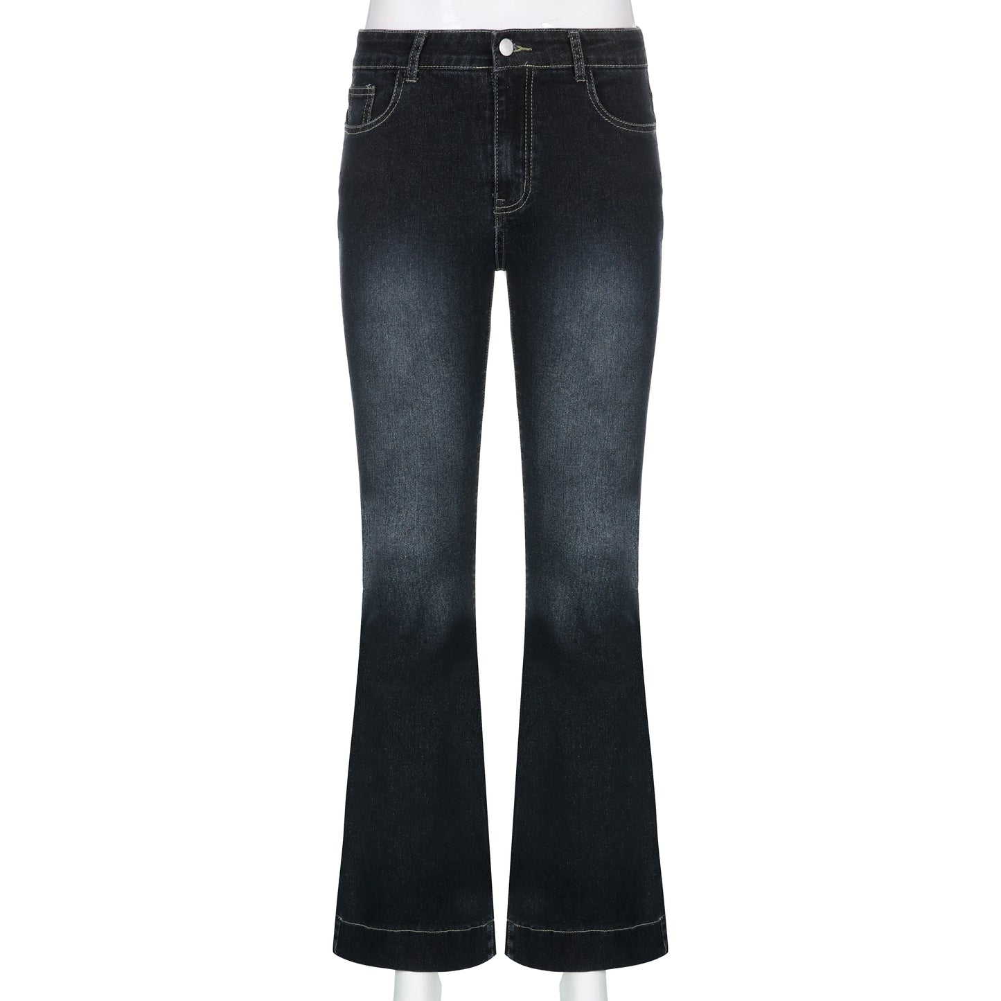 SUCHCUTE Y2k Women's Flared Pants Vintage 90s Low Waist Jeans