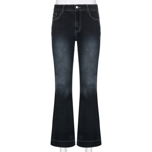SUCHCUTE Y2k Women's Flared Pants Vintage 90s Low Waist Jeans