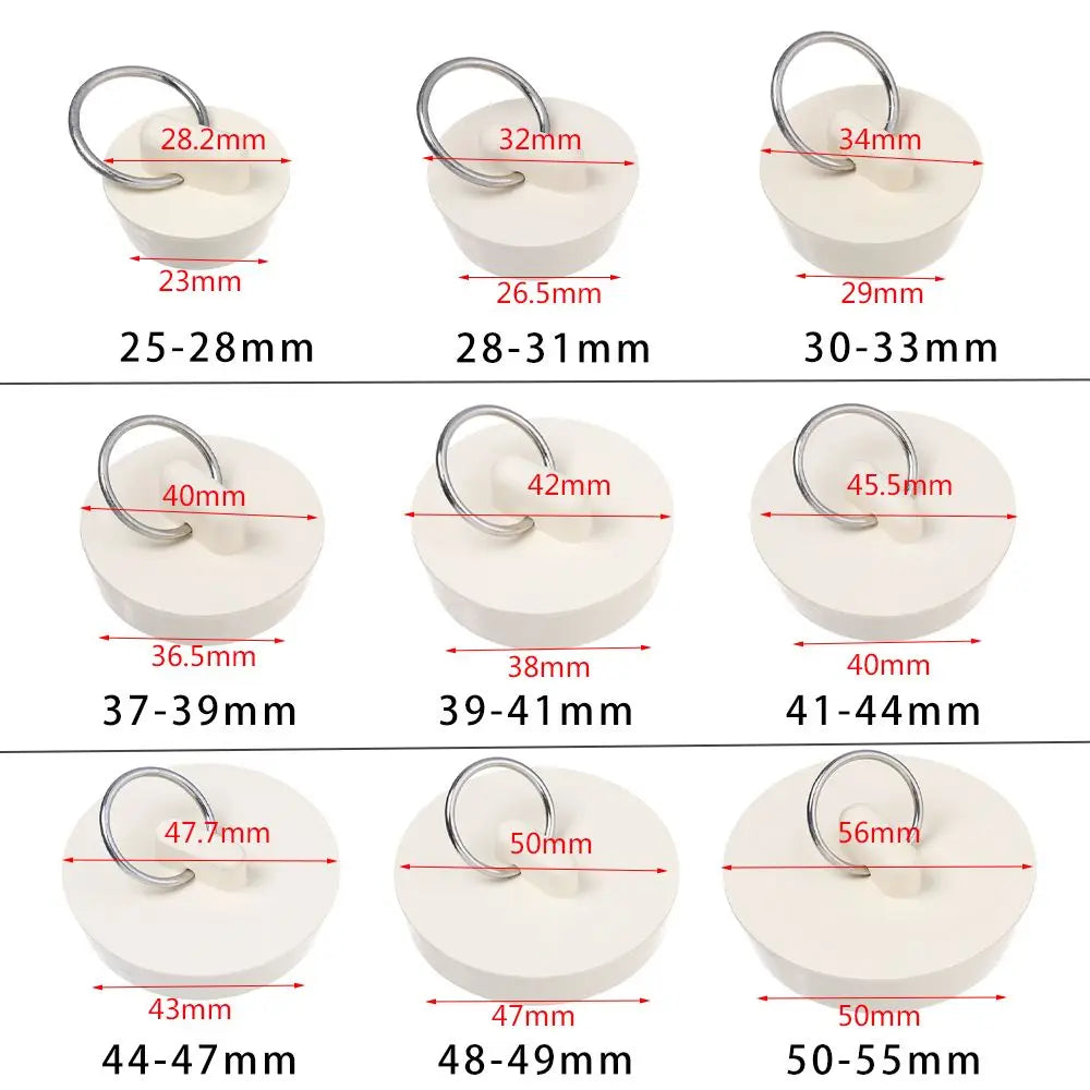 Kitchen Bath Rubber Sink Plug Floor Drain Plug Sink Bathtub Drainage