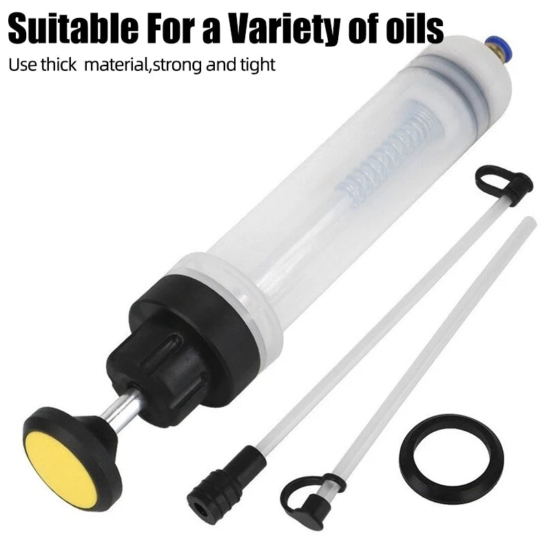1.5L OilFluid Extractor Filling Oil Change Syringe Bottle Transfer