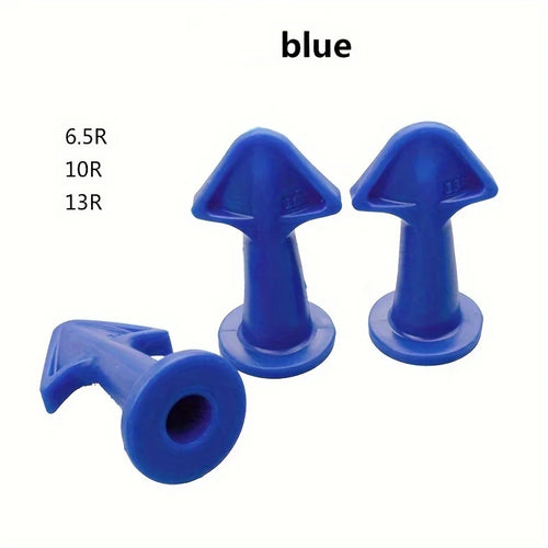 Blue Caulking Tool Set 3PCS Silicone Sealant Nozzle Applicators,