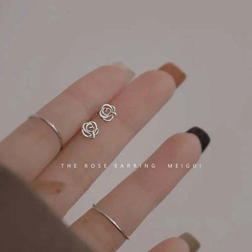 New Minimalism Earring 925 Silver Needle Allergic Protection Mini