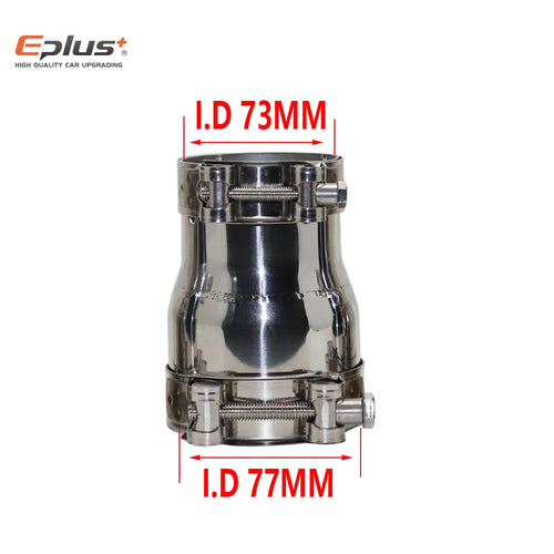 54MM-77MM Universal Stainless Steel Reducer Adapter Motorcycle Car