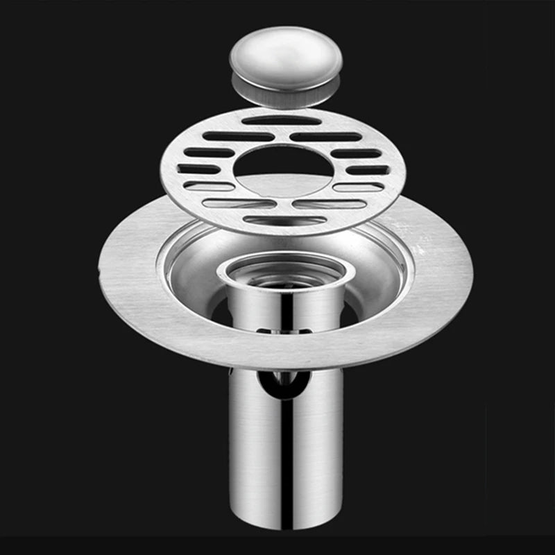 304 Stainless steel Floor Drains Anti-odor Drainer Shower Strainer