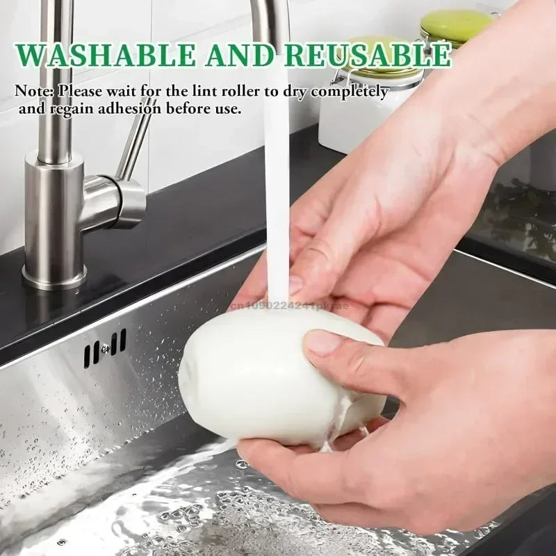 Portable Lint Remover Roller Washable Needed for Clothes Pets Dust