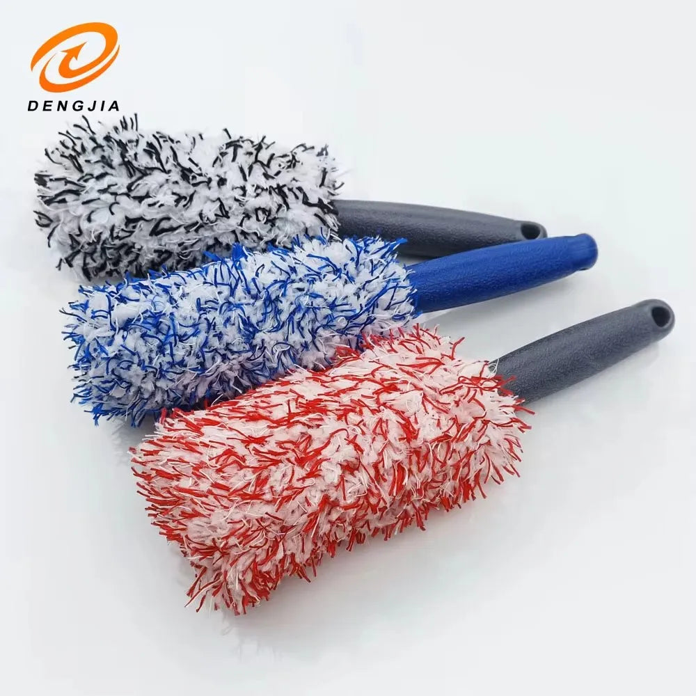 Microfiber automotive wheel brush Tire rim cleaning brush Automotive