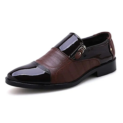 Number 45 Mid-heeled Mens Brown Dress Shoes Men's Sports Shoes Black