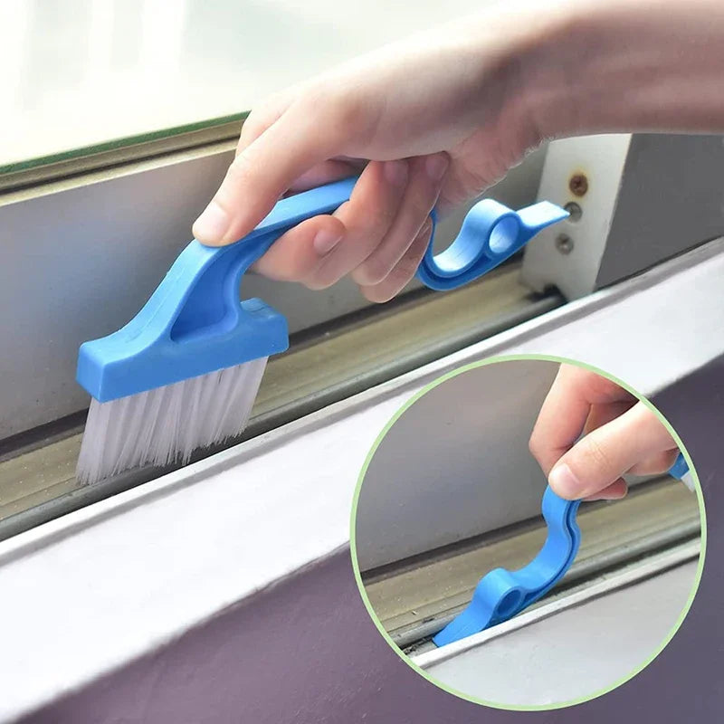2 In 1 Windows Gap Household Cleaning Brush Flat Mouthed Shovel Useful