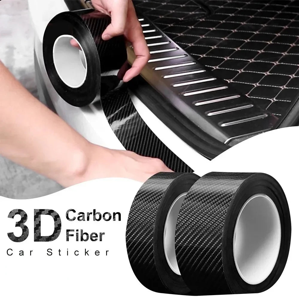 Carbon Fiber Tape Stickers on Car Automotive Cloth Tape Waterproof