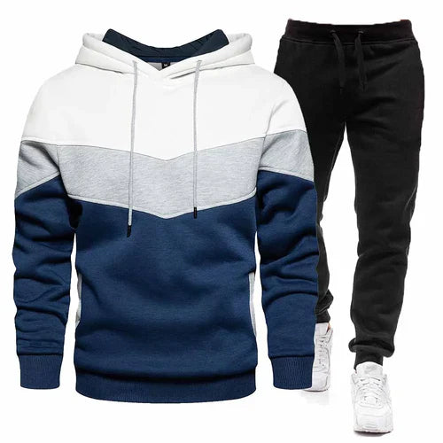 2024 Fashion Men's Tracksuit Sets Hoodie and Pants Women Solid Color