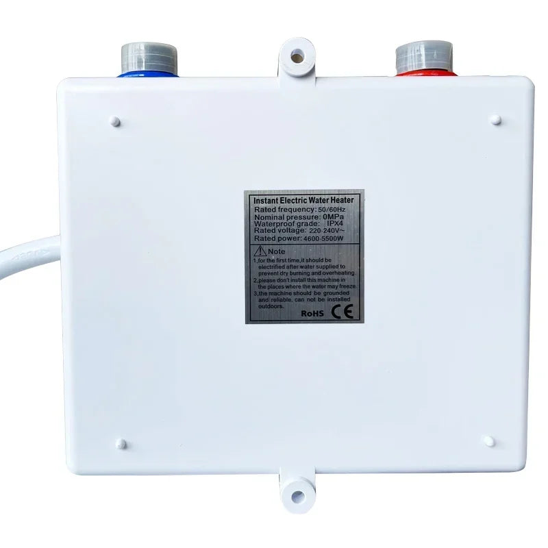 ATWFS Instant Water Heater 220V 4600W Portable Electric Heaters for