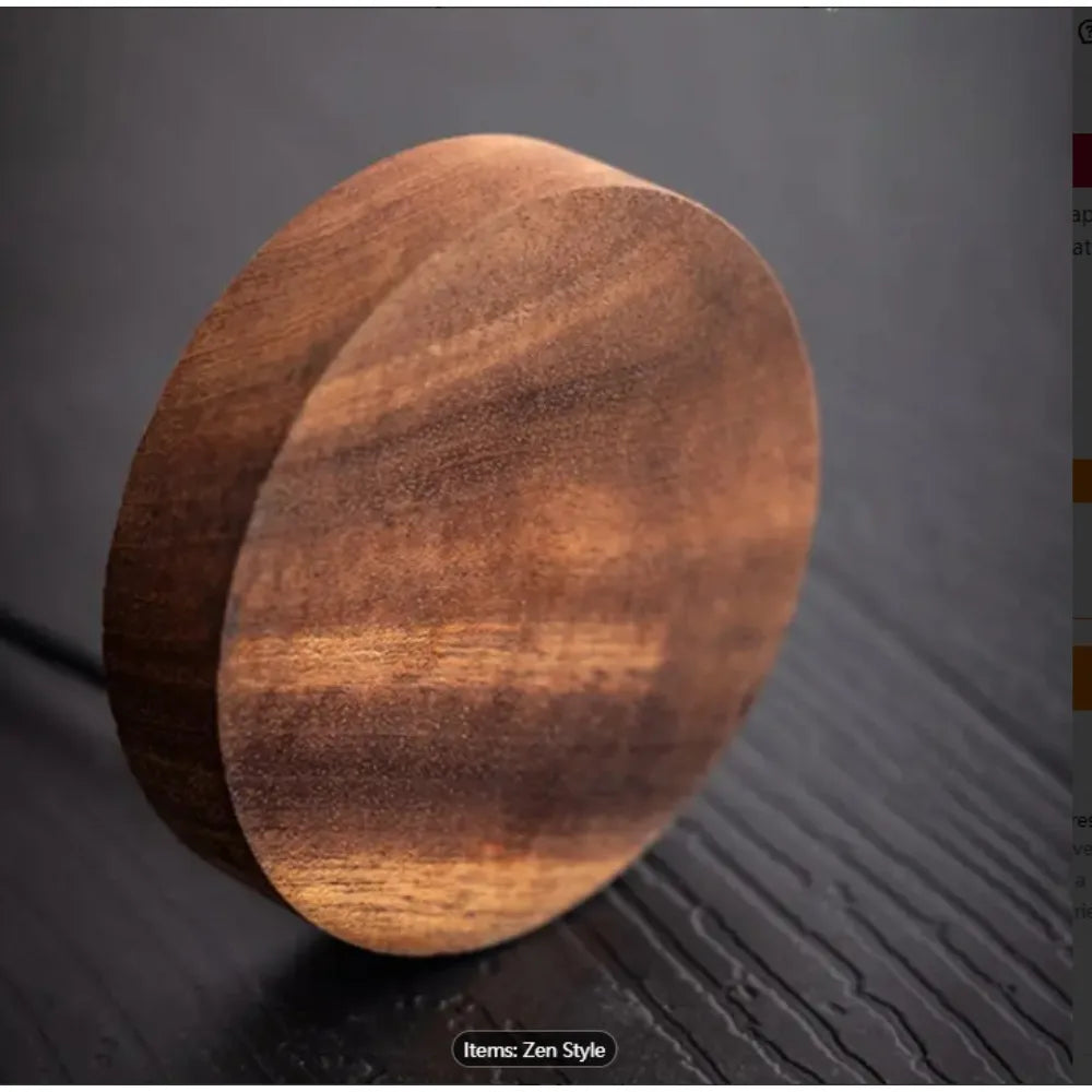 Creative Upside Down Incense Burner Incense Stick Holder Wooden Round