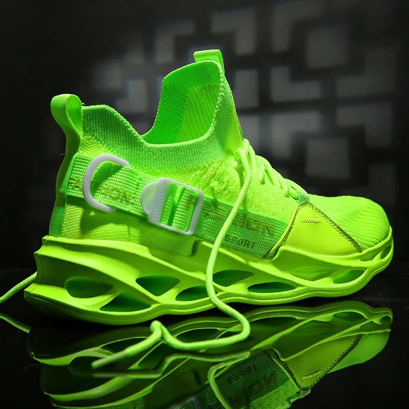 Summer Men Shoes Sneakers Fashion Breathable Platform Running Shoes
