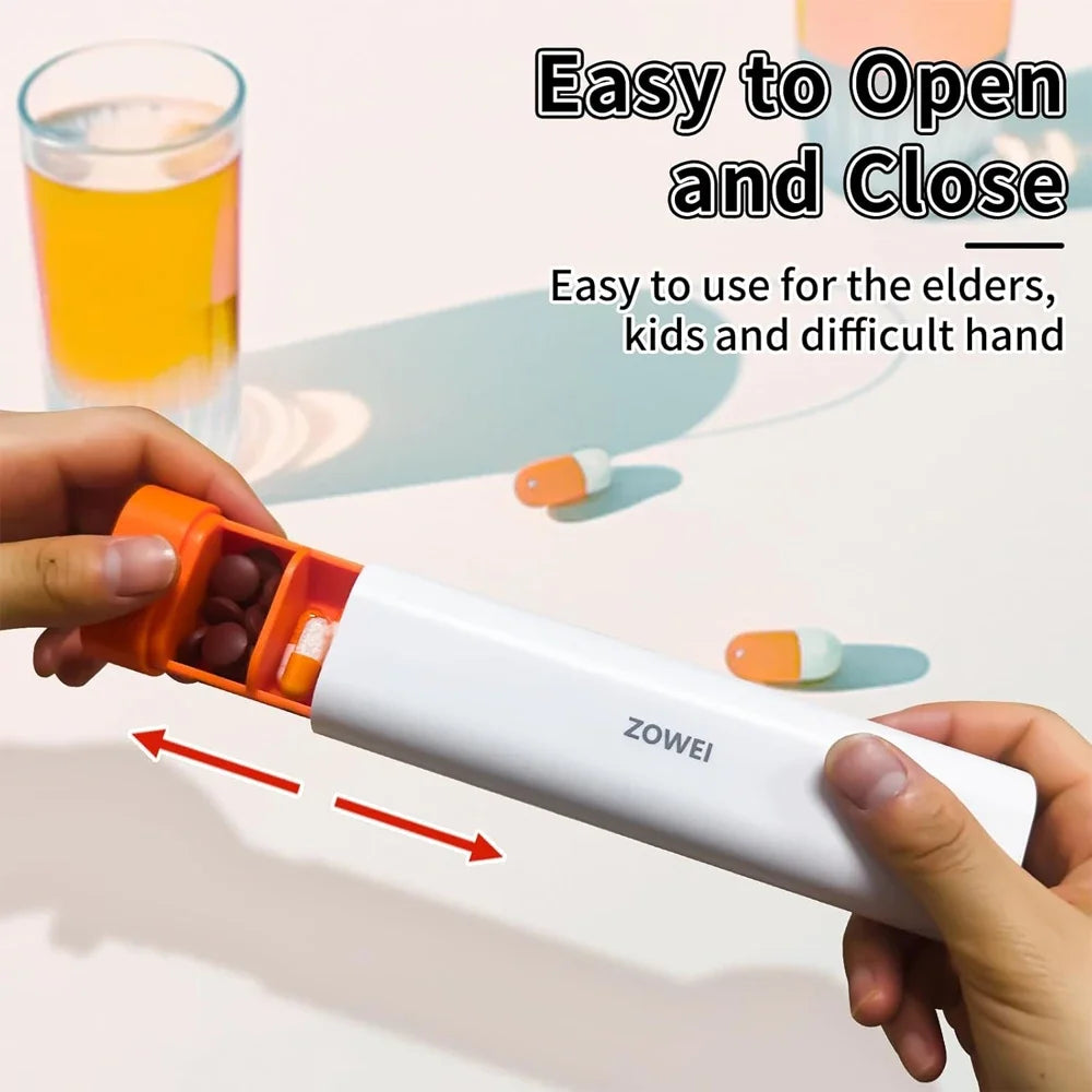 1PCS Pill Organizer Box 7 Day, Weekly Travel Pill Case Holder, Daily