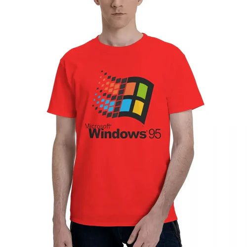 Windows 95 Graphic Men‘s T-Shirt Women's Tee Windows XP Classic