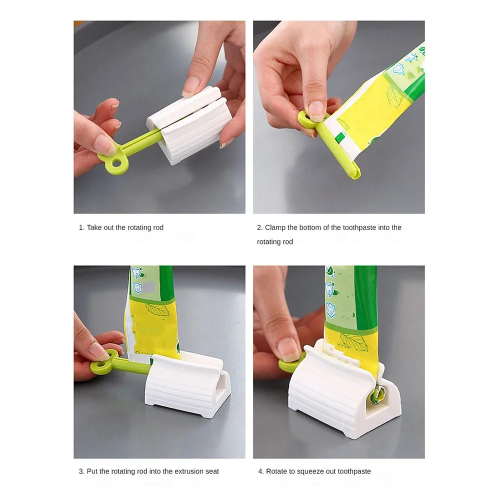 1 Pc Rolling Tube Toothpaste Squeezer Toothpaste Seat Holder Stand