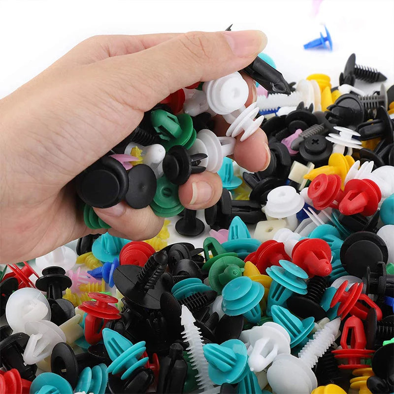 100/50 Pcs Car Clips Fastener Screws Bumper Interior Decoration Auto