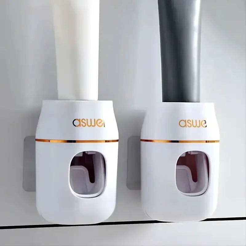 Upgrade Your Bathroom with This 1pc Toothpaste Squeezer and Storage