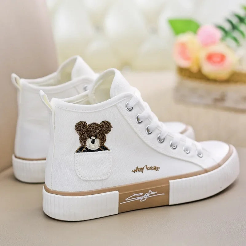 Cute Canvas Shoes Women Breathable Sneakers Brand Sport Shoes for