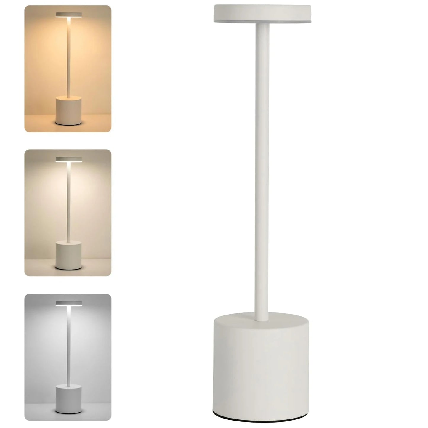Rechargeable Table Lamp Touch Sensor LED Desktop Night Light Wireless