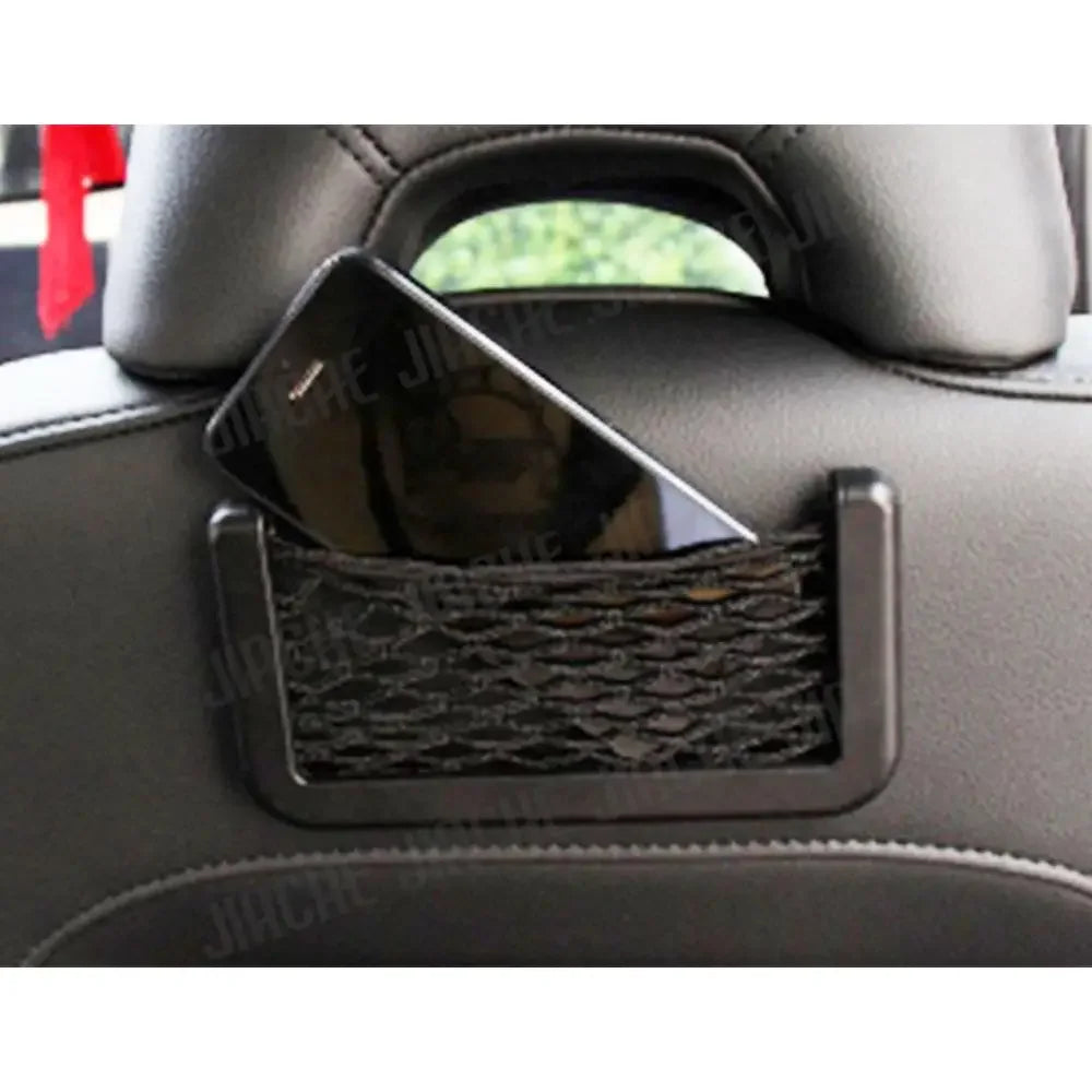 Car Storage Net Automotive Pocket Organizer Bag for Phone Holder Box