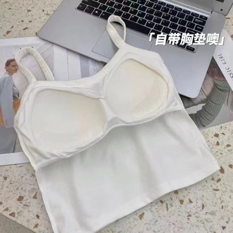 Crop Top Women Sexy Sleeveless Tops Fashion Female Underwear Lady's