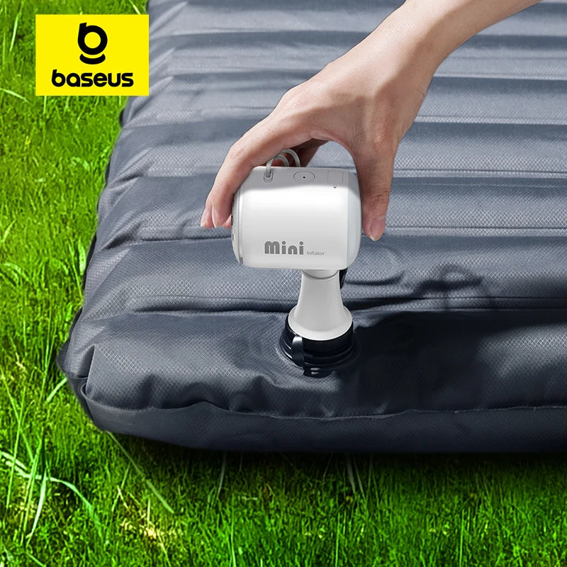 Baseus Air Pump Wireless Air Compressor Camping Inflatable Deflate