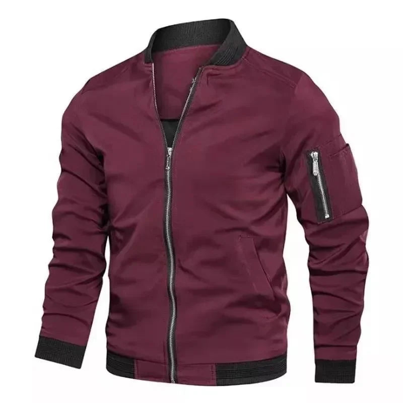 Men's Jacket Autumn Long Sleeve Baseball Uniform Windproof Cycling